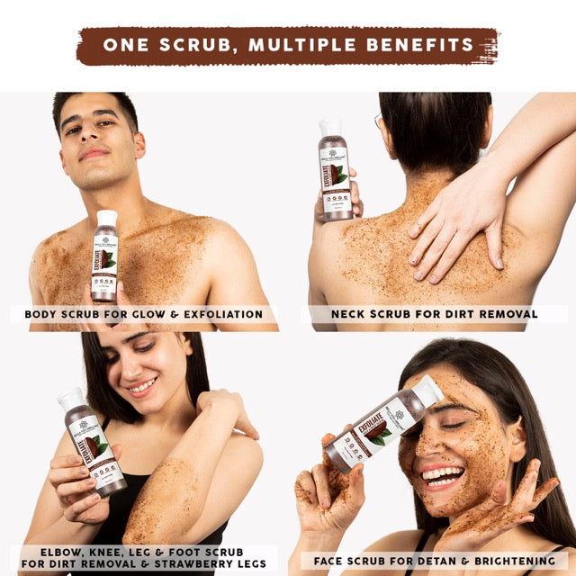 coffee exfoliating scrub by Bella Vita Organic