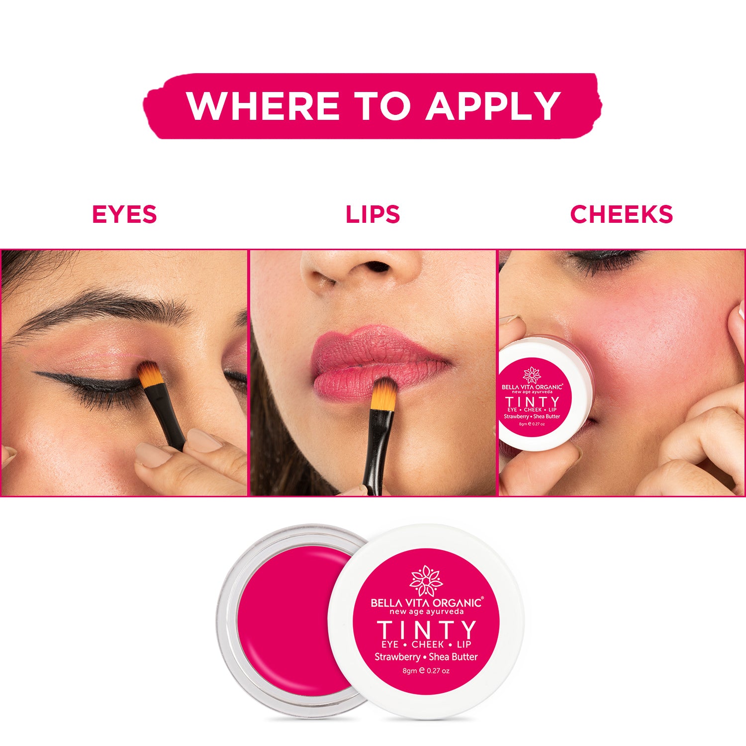 Tinty - Strawberry Blush - 8gm