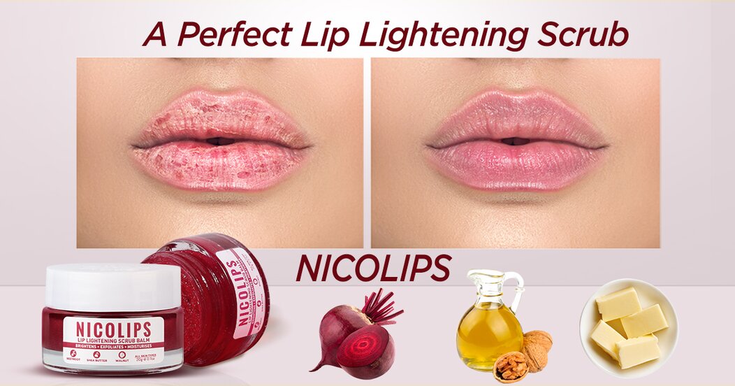 Nicolips Lip Scrub A Perfect Lip Lightening Scrub Balm