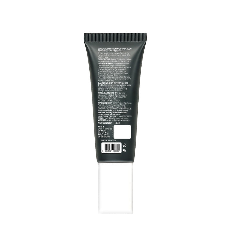 Suncare De-Tan Sunscreen For Men | SPF 50 PA+++ | 60ml