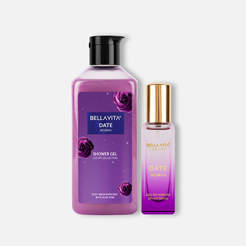 Date Shower Gel and Perfume Combo for Women