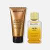 (Glow &amp; Gold Combo) Party Perfect Shimmer Body Lotion + OUD Gold Unisex Perfume