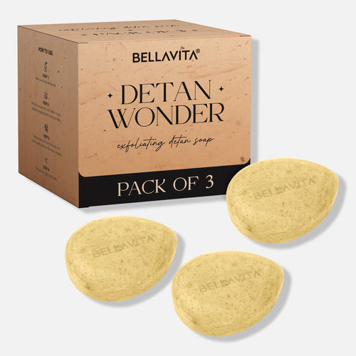DETAN WONDER  EXFOLIATING DETAN SOAP (Pack of 3)