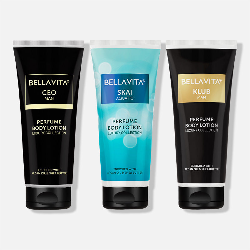 Perfume Body Lotions (Pack of 3 X 200 ml) - MAN