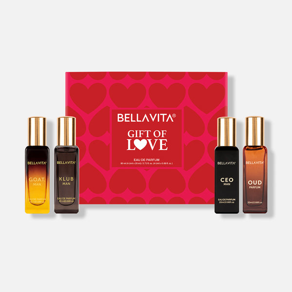 Luxury Perfume Gift Set For Men - 4 x 20ml (Valentine)