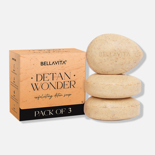 DETAN WONDER  EXFOLIATING DETAN SOAP (Pack of 3)
