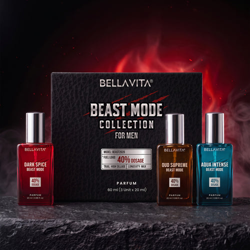Beast Mode Perfume Gift Set for Men | 12 hr+ long lasting | 3 x 20ml