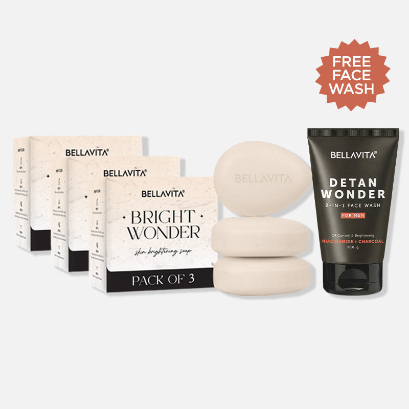 Bright Wonder Skin Brightening Soap - Clear Skin For Men &amp; Women