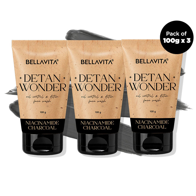 DETAN WONDER Oil Control &amp; Detan Facewash (Pack Of 3)