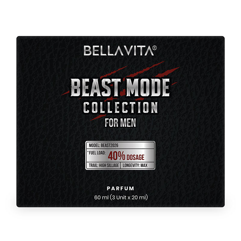 Beast Mode Perfume Gift Set for Men | 12 hr+ long lasting | 3 x 20ml