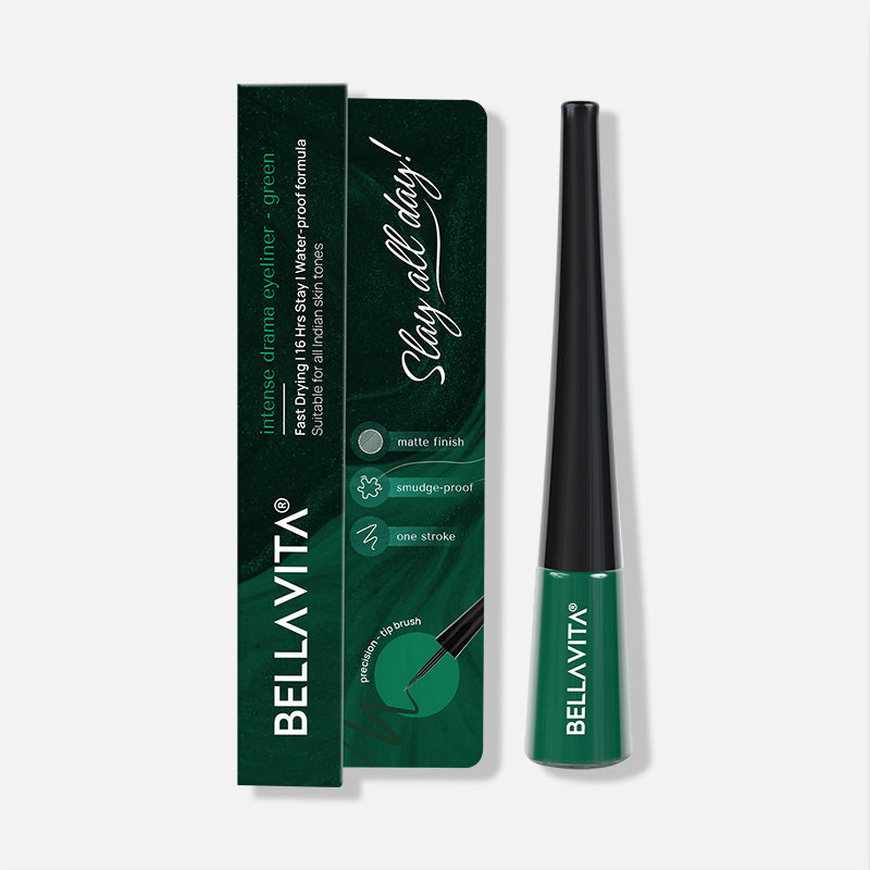 Intense Drama Green Eyeliner - 3.5ml