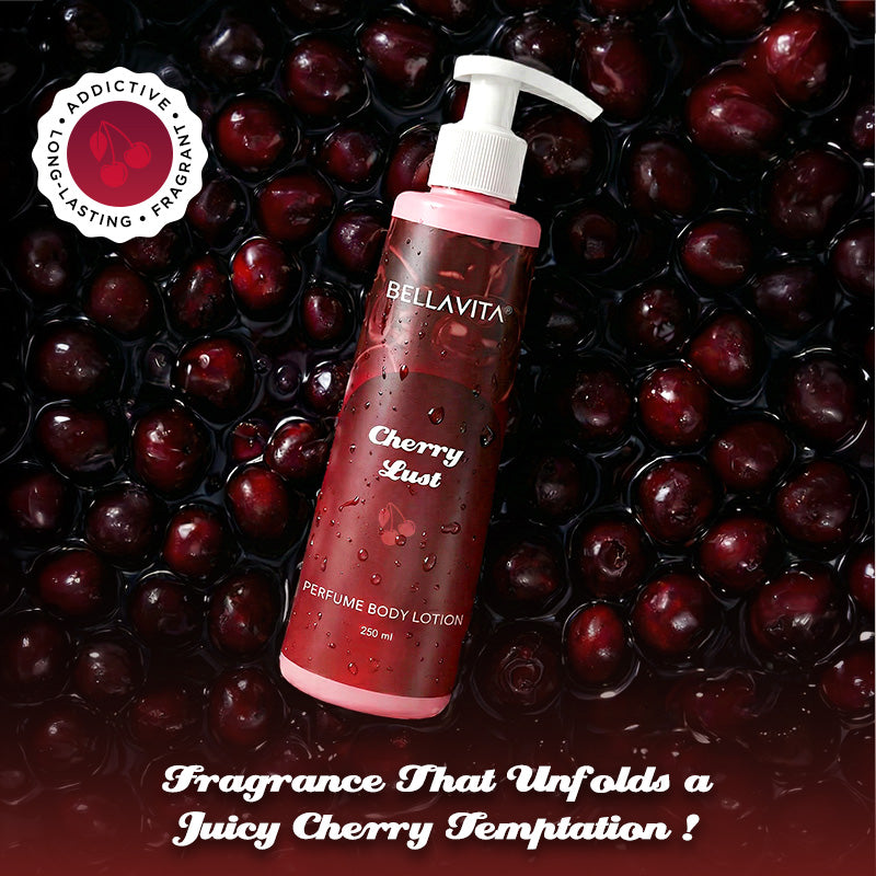 Cherry Lust Gourmand Range Perfume Body Lotion
