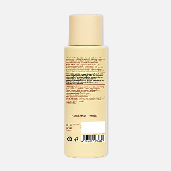 Vanilla On-The-Beach Hair and Body Mist