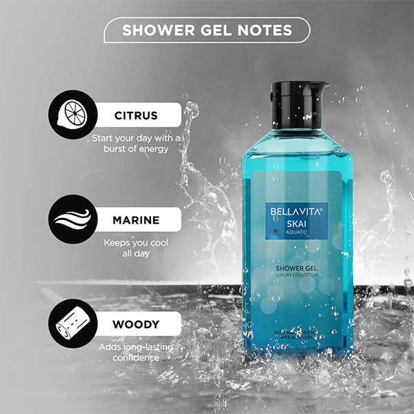 Skai Aquatic Shower Gel for Men