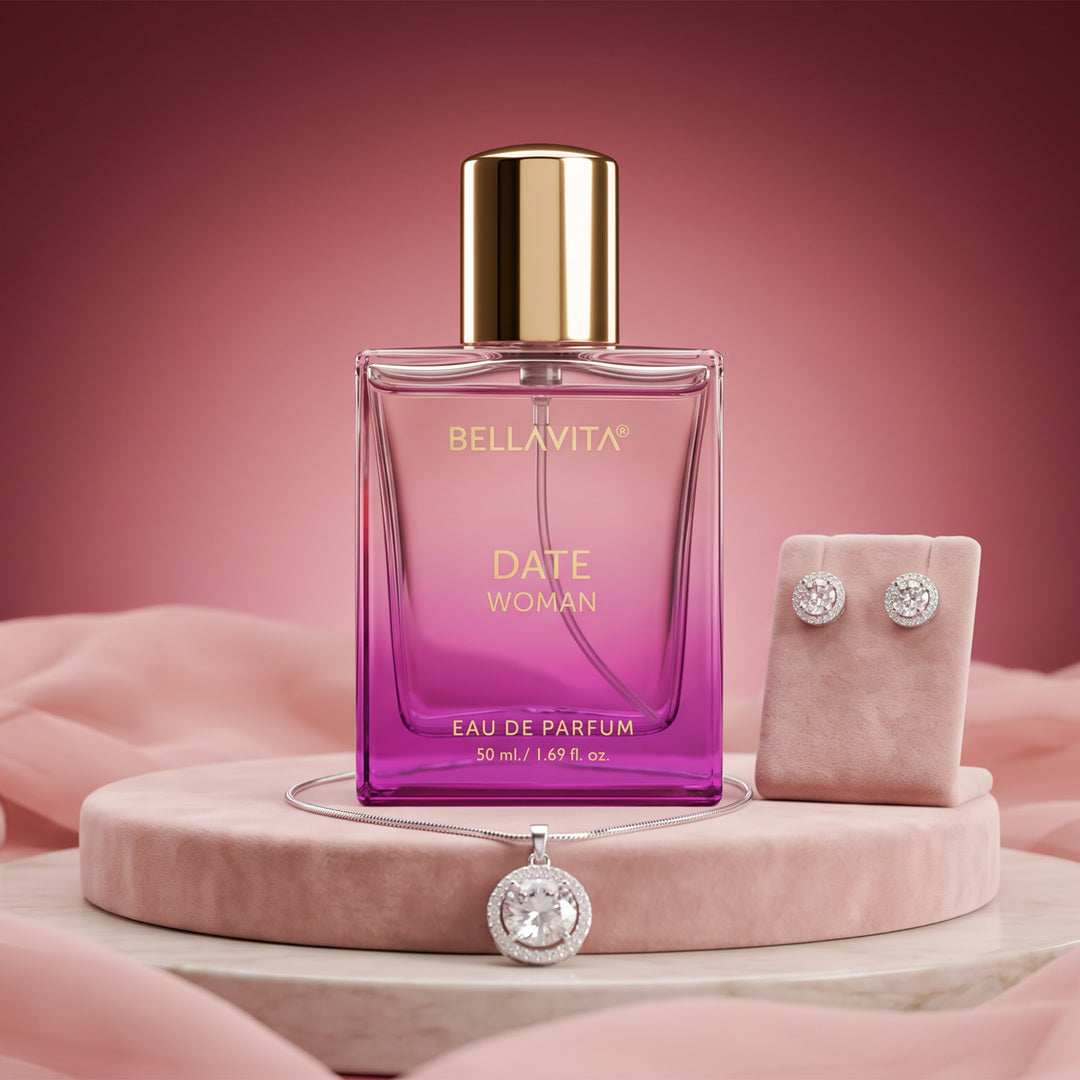 Gift Set for Her | Date 50ml &amp; Jewellery | Wings of Love