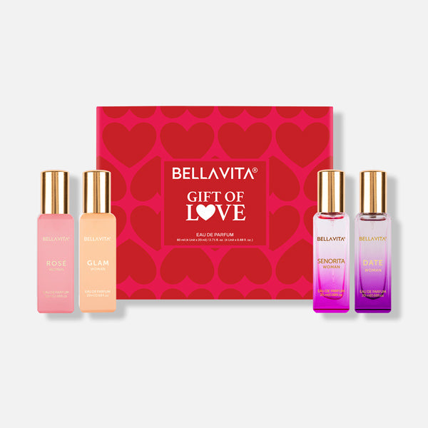 Luxury Perfume Gift Set For Women - 4 x 20ml (Valentine)