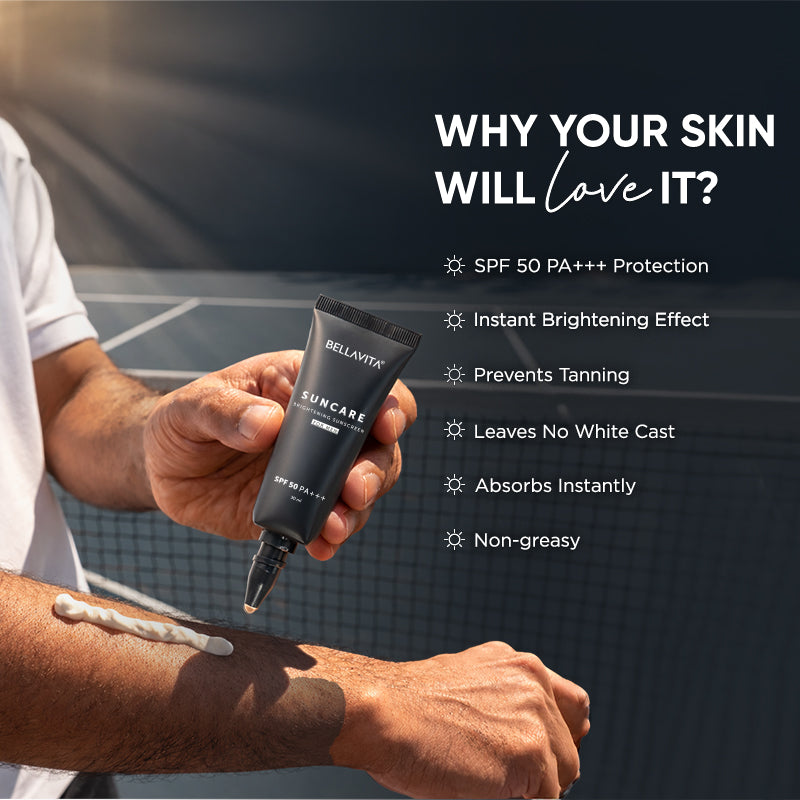 Suncare Brightening Sunscreen For Men | SPF 50 PA+++ | 30ml