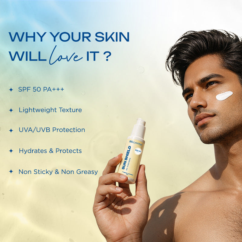 Sun Shield Light-weight Gel Sunscreen with SPF 50 PA++++ for oily skin - 50gm