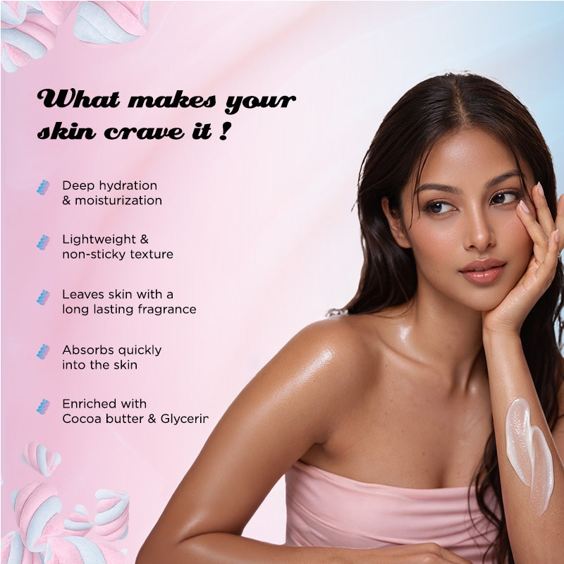 Dreamy Marshmallow Gourmand Range Perfume Body Lotion