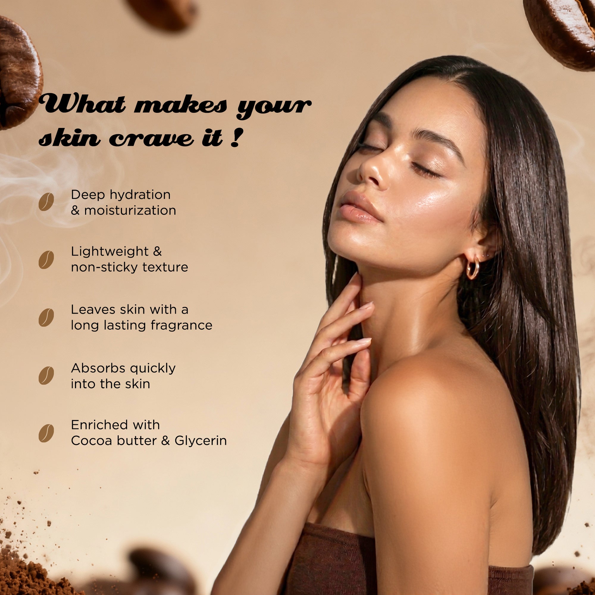 Steamy Coffee Gourmand Range Perfume Body Lotion