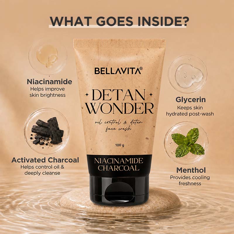 DETAN WONDER Oil Control &amp; Detan Facewash (Pack Of 3)
