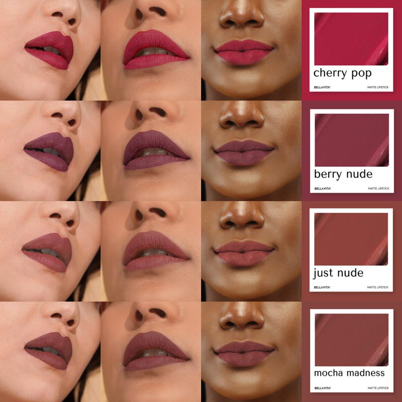 Kiss Proof Liquid Lipstick - 4 x 2ml (Mini Set)