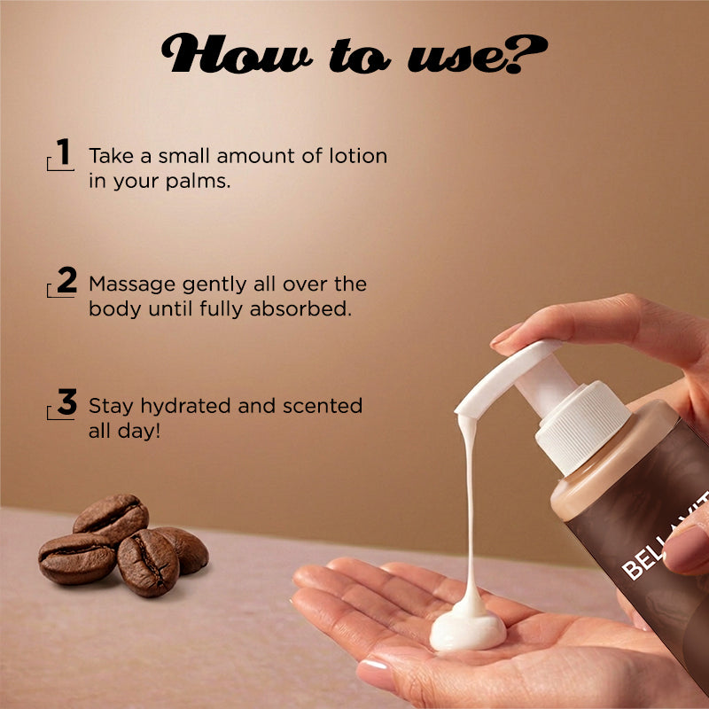 Steamy Coffee Gourmand Range Perfume Body Lotion