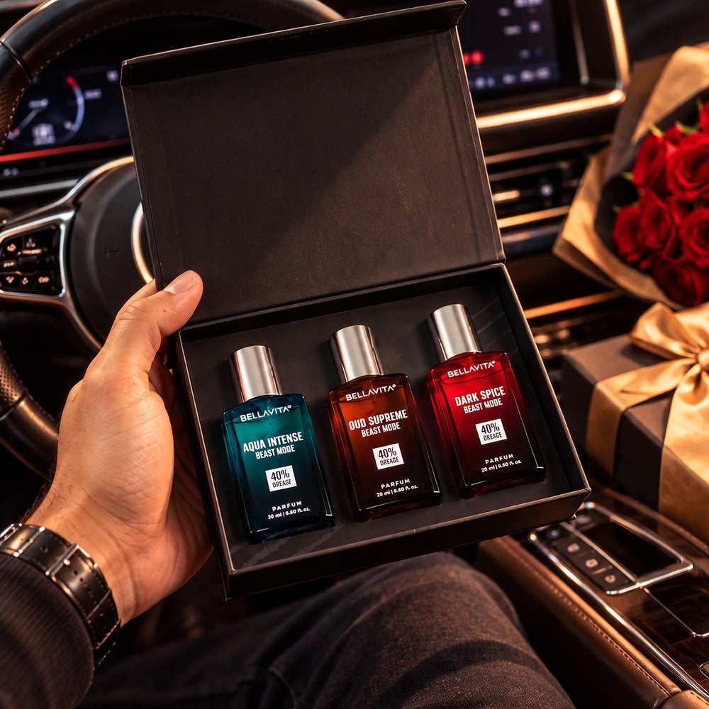 Beast Mode Perfume Gift Set for Men | 12 hr+ long lasting | 3 x 20ml