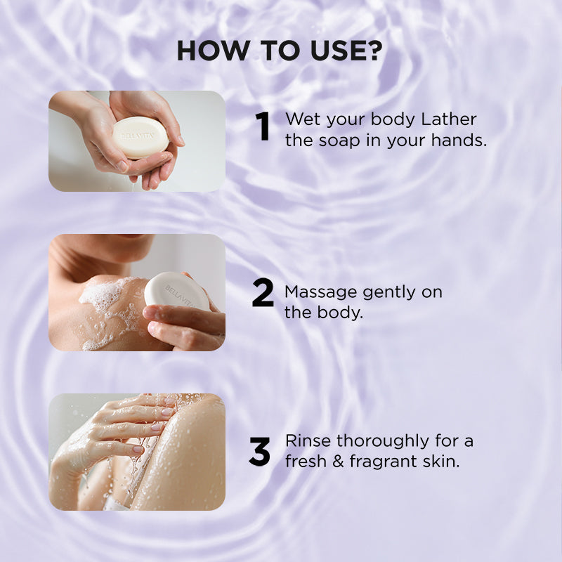 Perfumed Bathing Bar (Soaps) For Women - 3 x 100g