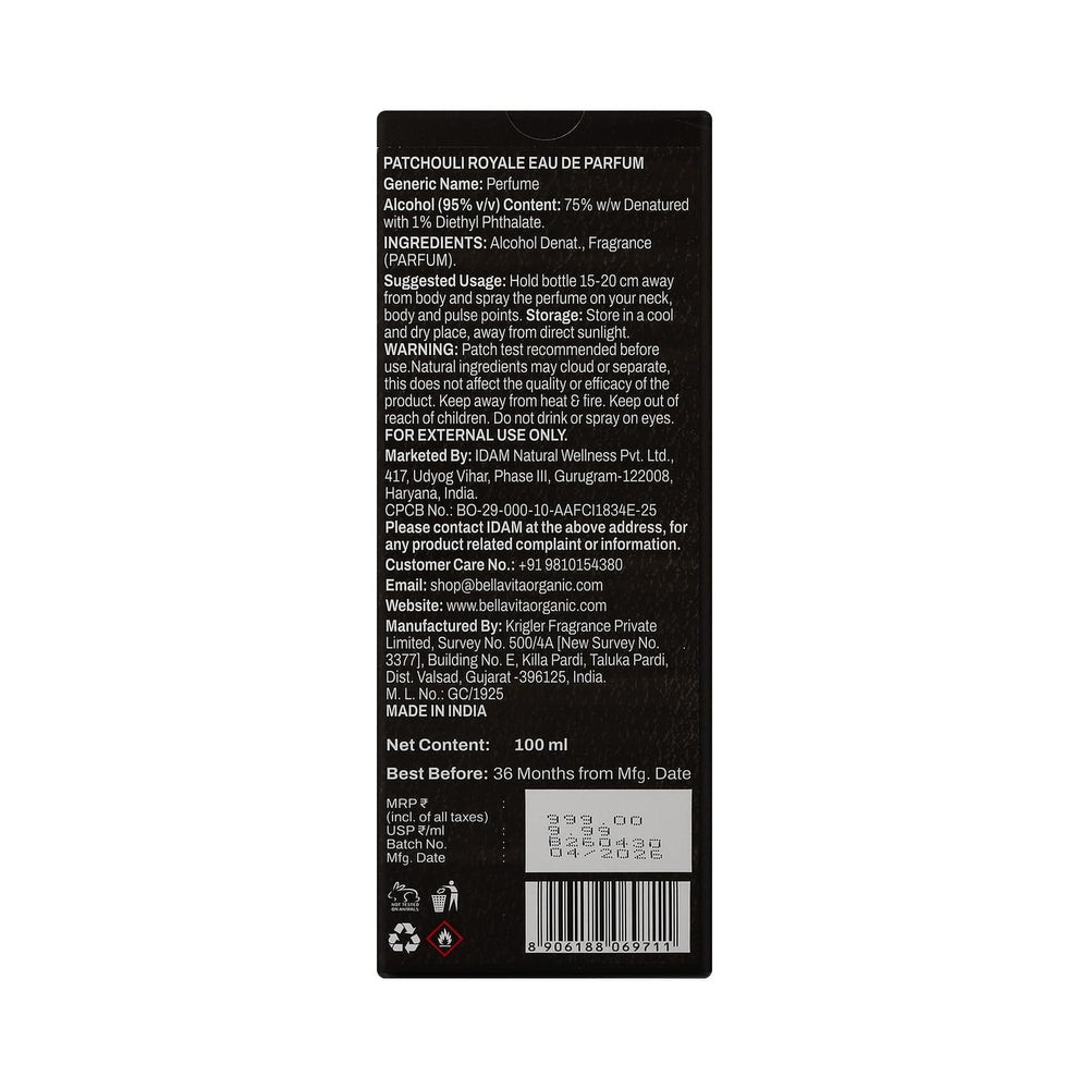 Patchouli Royale 100ml | Arabic Range