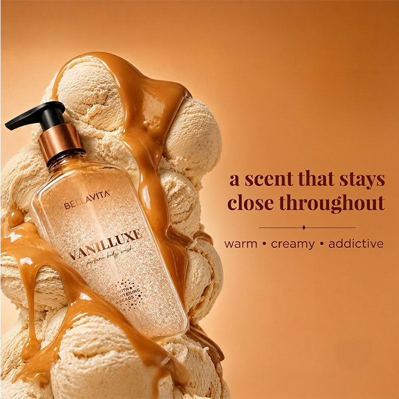 Vanillluxe Perfume Body Wash With Brightening Beads