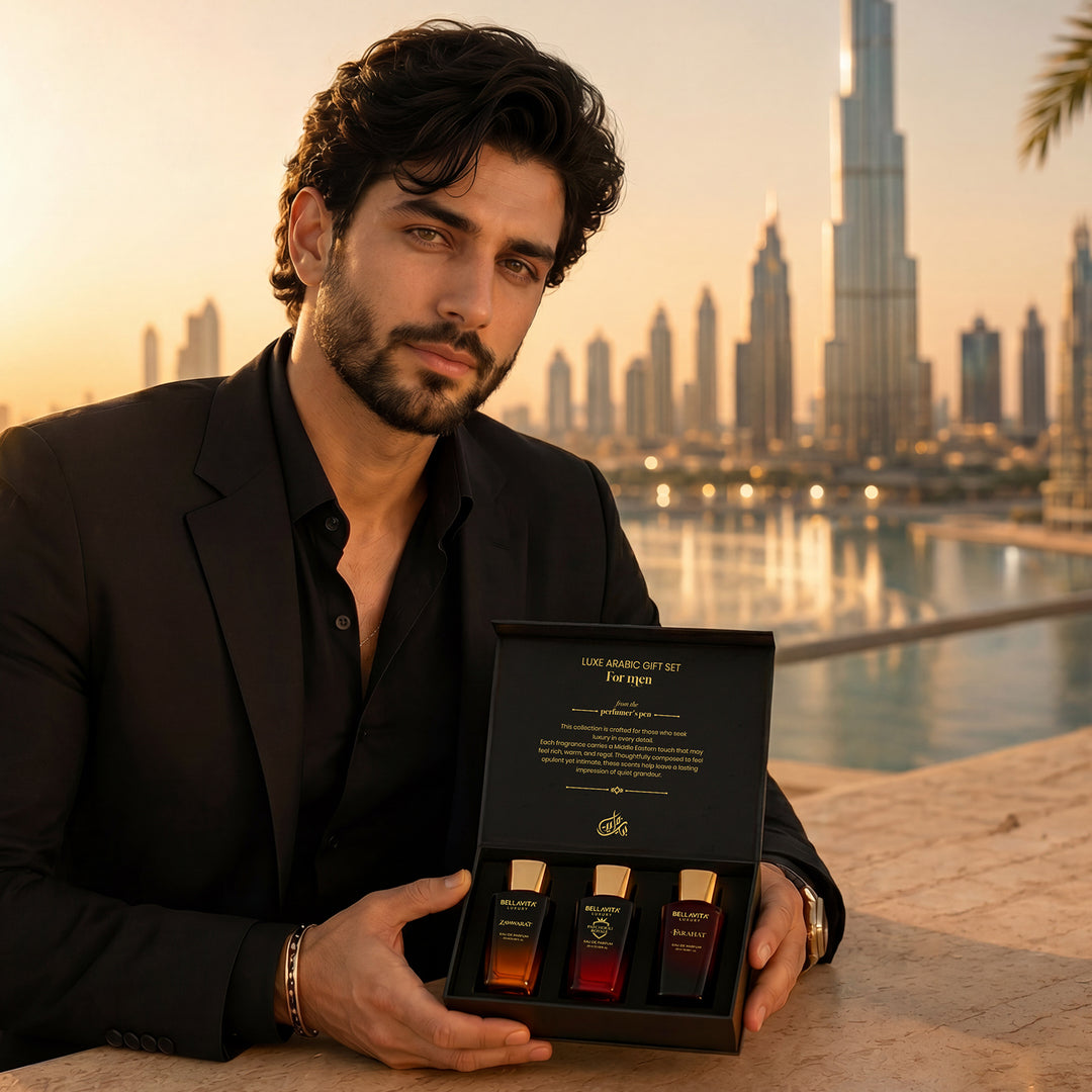 Arabic gift Set | Smell like a Sheikh with Oud &amp; Patchouli | 25% perfume oil (Test)