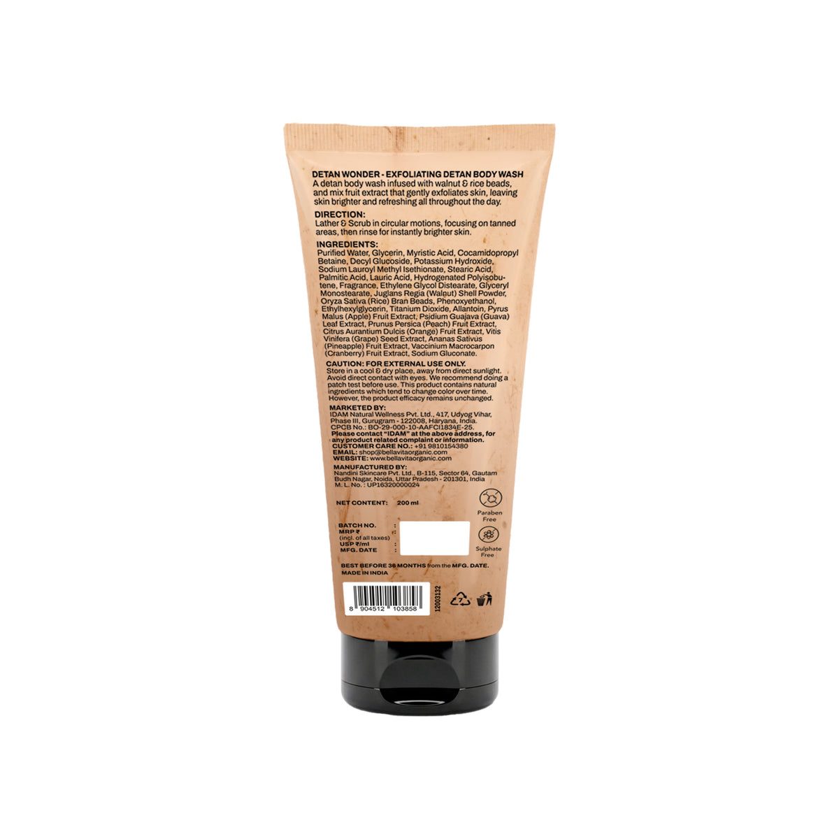 Detan Wonder Exfoliating Detan Body Wash