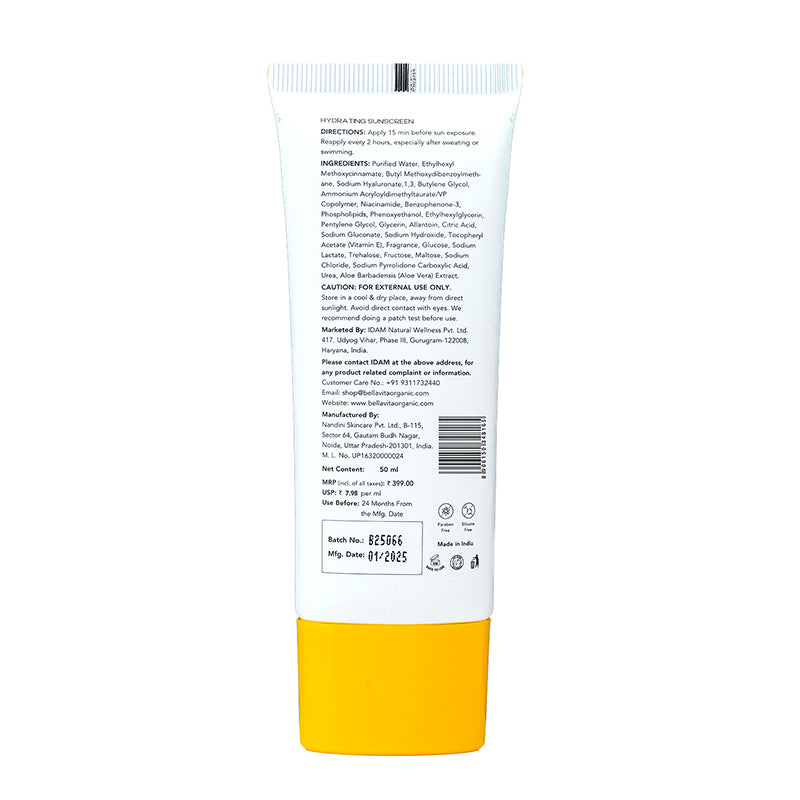 Hydrating Sunscreen SPF 50 PA+++  (Pack of 3)