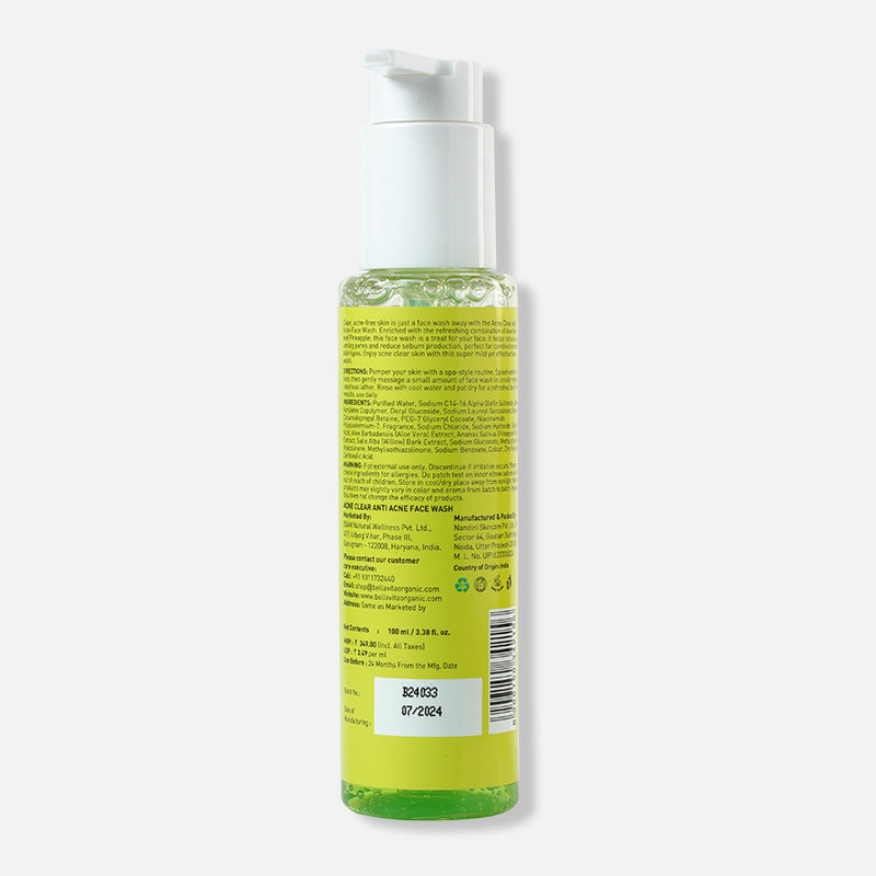 Anti Acne Face Wash - 100ml