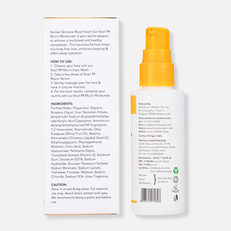 Snail Mucin 99 Moisturizer - 50ml