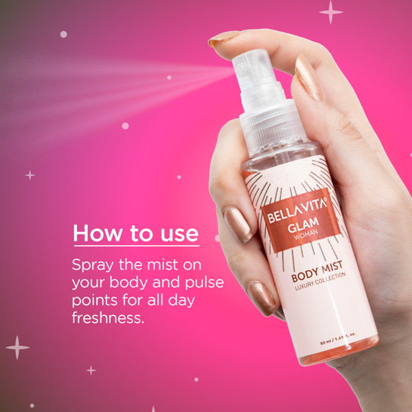 Body Mist Travel-Size Gift Set: Best Body Mist for Women - 4 x 50ml I ...