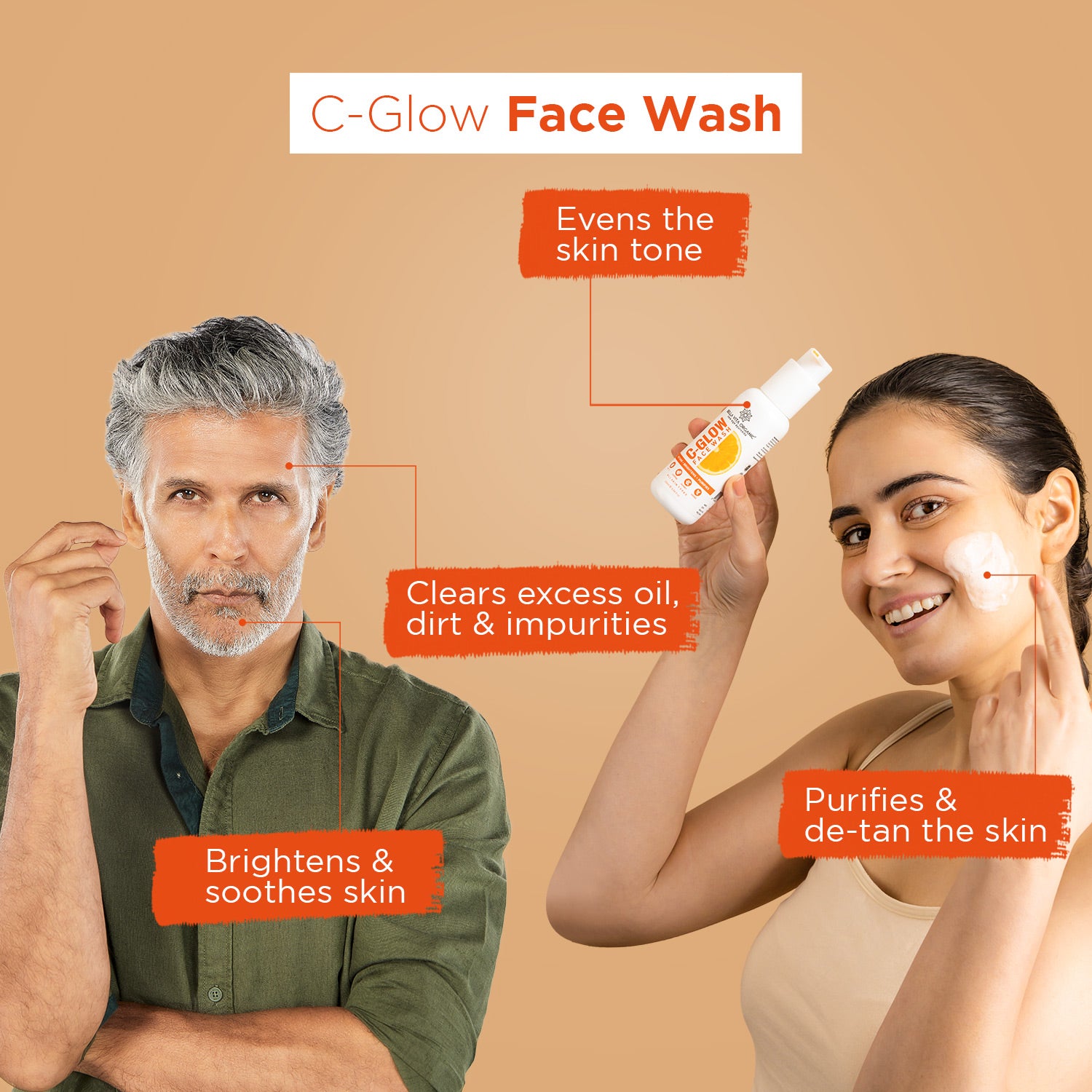 C-Glow Face Wash 100 ML x 2