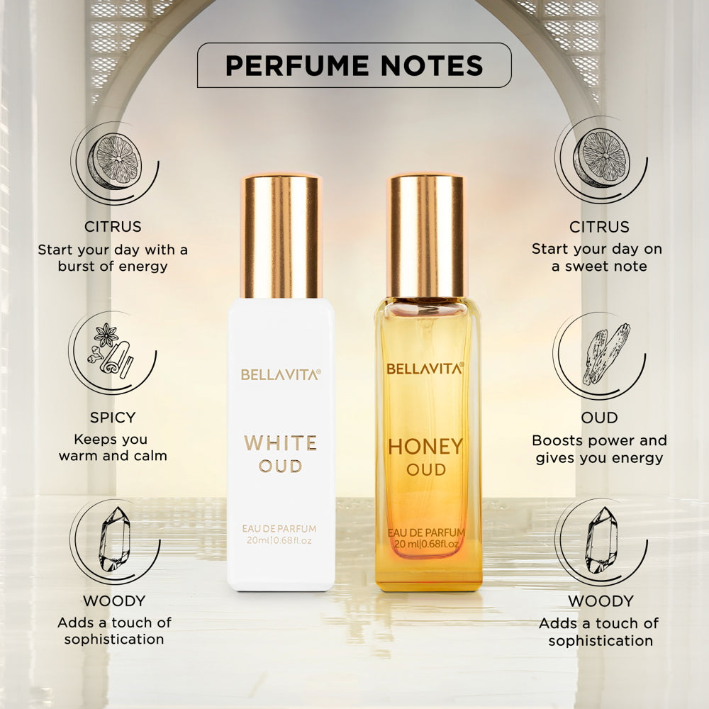 Luxury Perfume Combo (White+Honey)