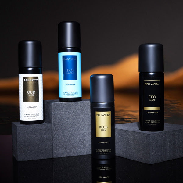 Deo Collection Deo Parfum Travel Size Gift I Set of 4 deos 50 ml Deo | Long Lasting ...