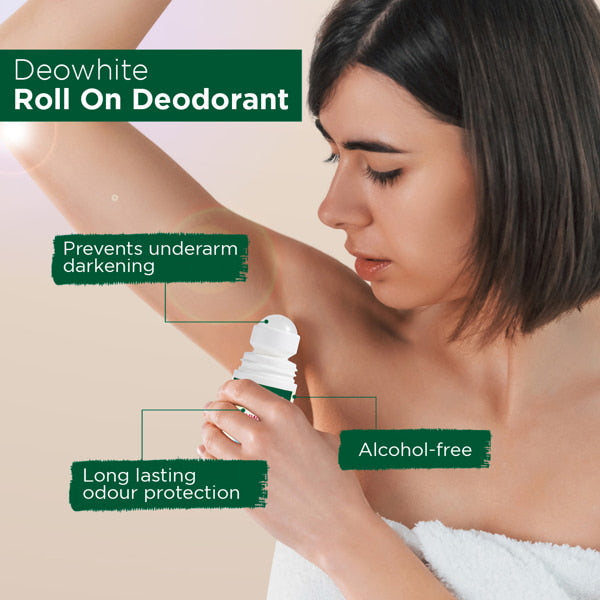 Deo White Natural Roll On Deodorant For Women - 50ml