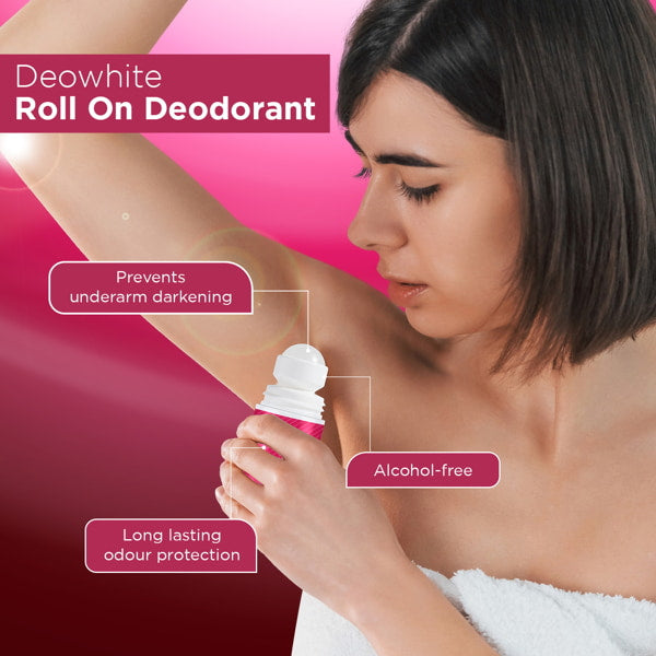 DeoWhite Roll-On Deodorant For Women- 50ml