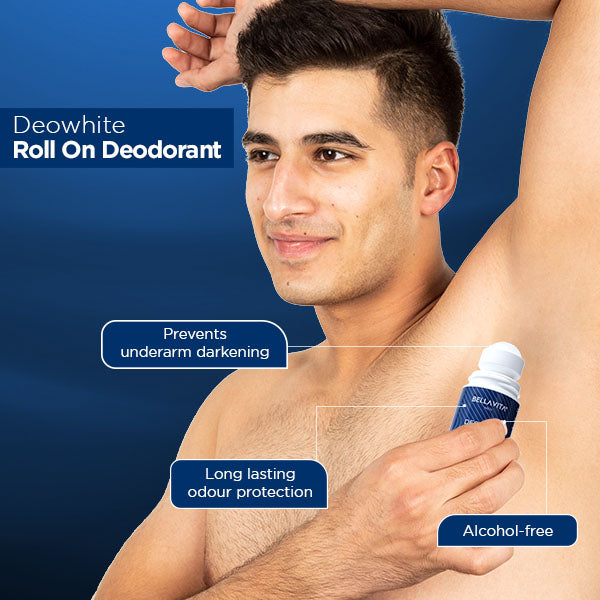 DeoWhite Roll-On Deodorant For Men - 50ml