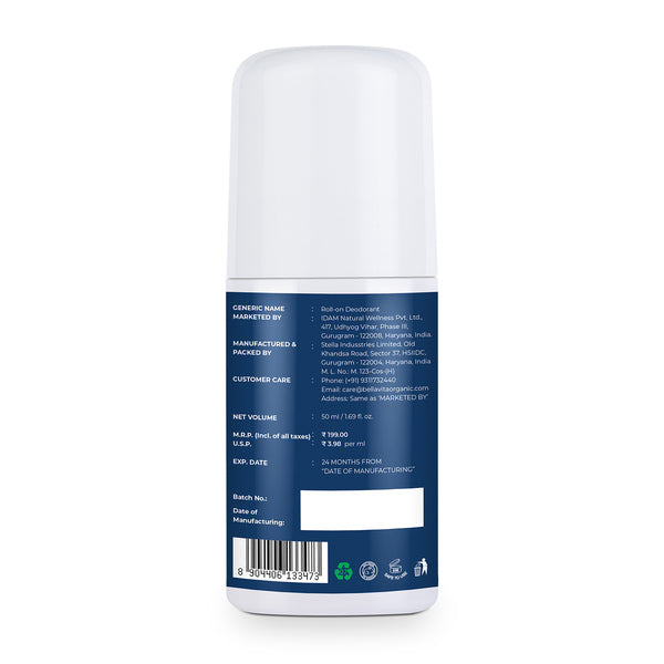 DeoWhite Roll-On Deodorant For Men - 50ml