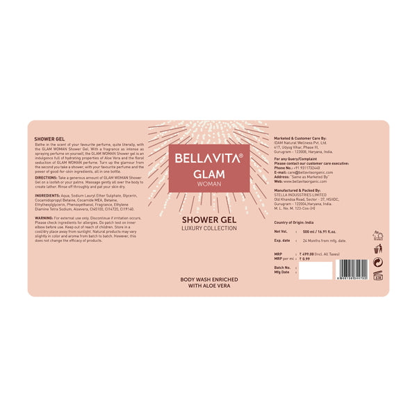 Buy Glam Woman Shower Gel Online I Best Shower Gel for Skin 2024 I