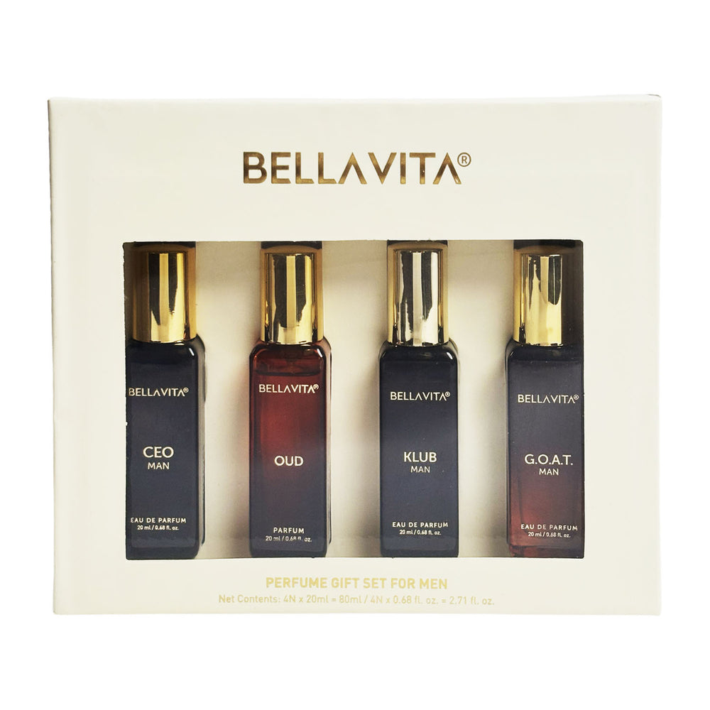 BELLAVITA GIFT SET MAN PERFUME 4X20 ML @649