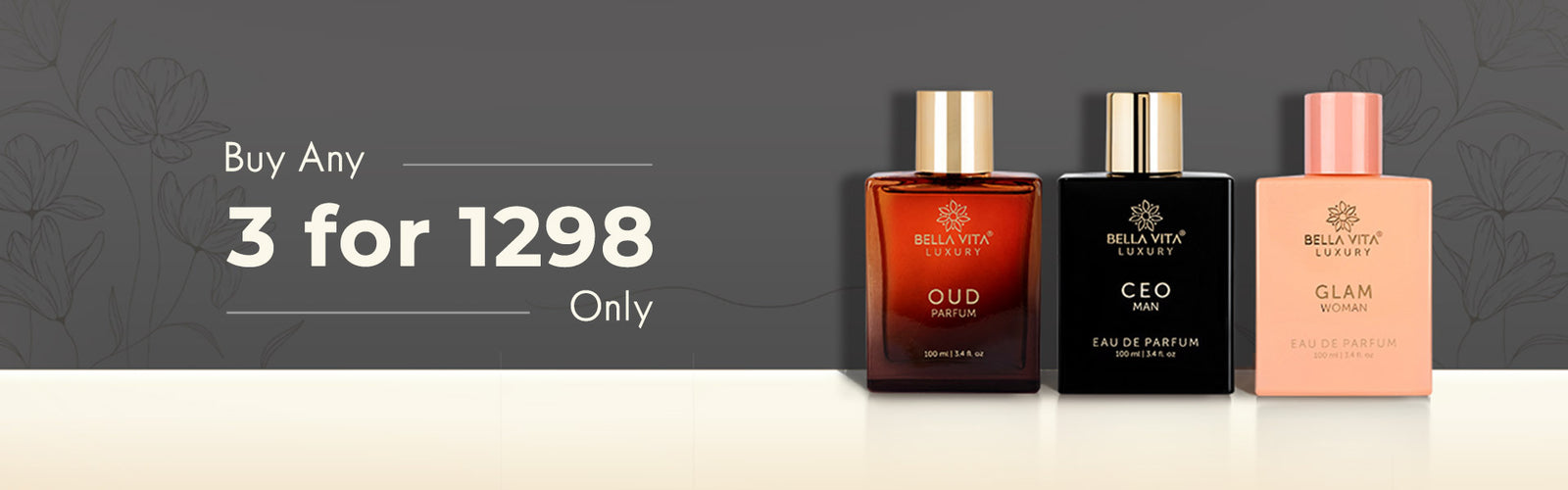Buy Any 3 for 1298 Only