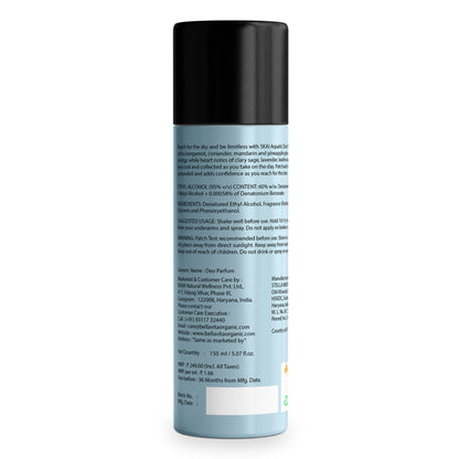 Skai Aquatic Man Body Parfum No Gas Deodorant - 150ml