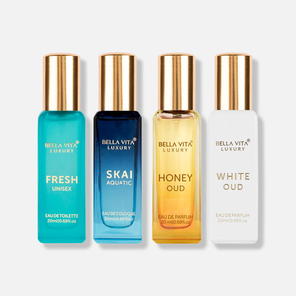 Bella Vita Luxury Women's Perfume Gift Set 4x20 ML Luxury Scent Long  Lasting | eBay