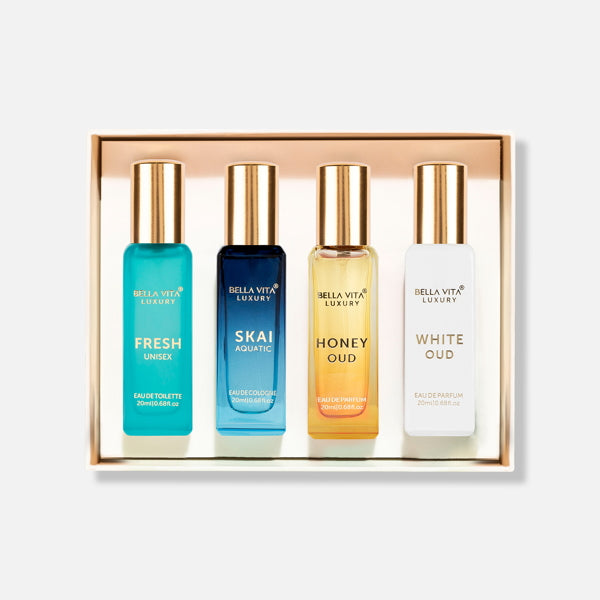 Bella Vita Luxury Unisex Perfume Gift Set (4x20ml)